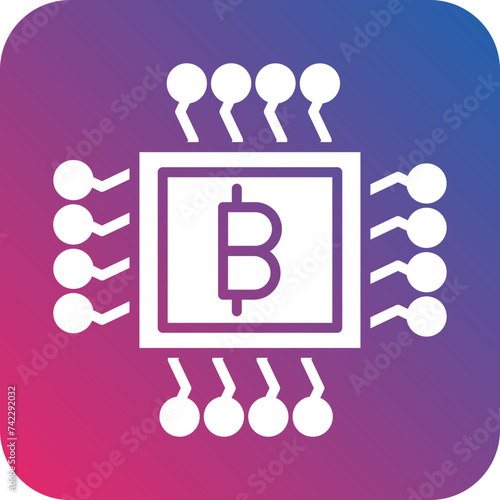 Mining Farm Icon Style