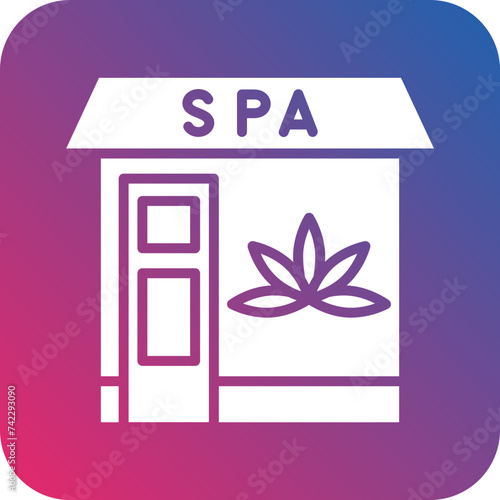Spa Center Icon Style