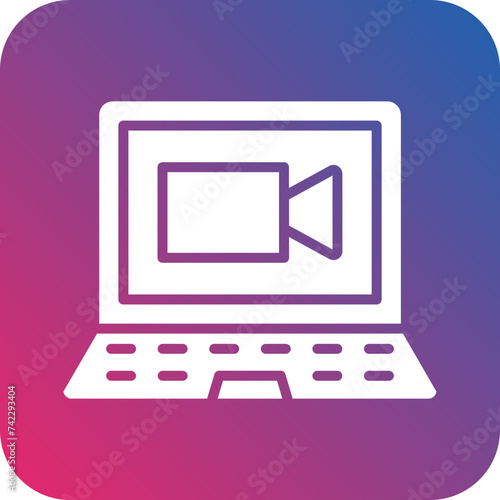 Videocall Discussion Icon Style