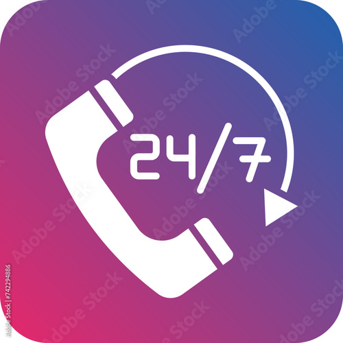 24H Support Icon Style