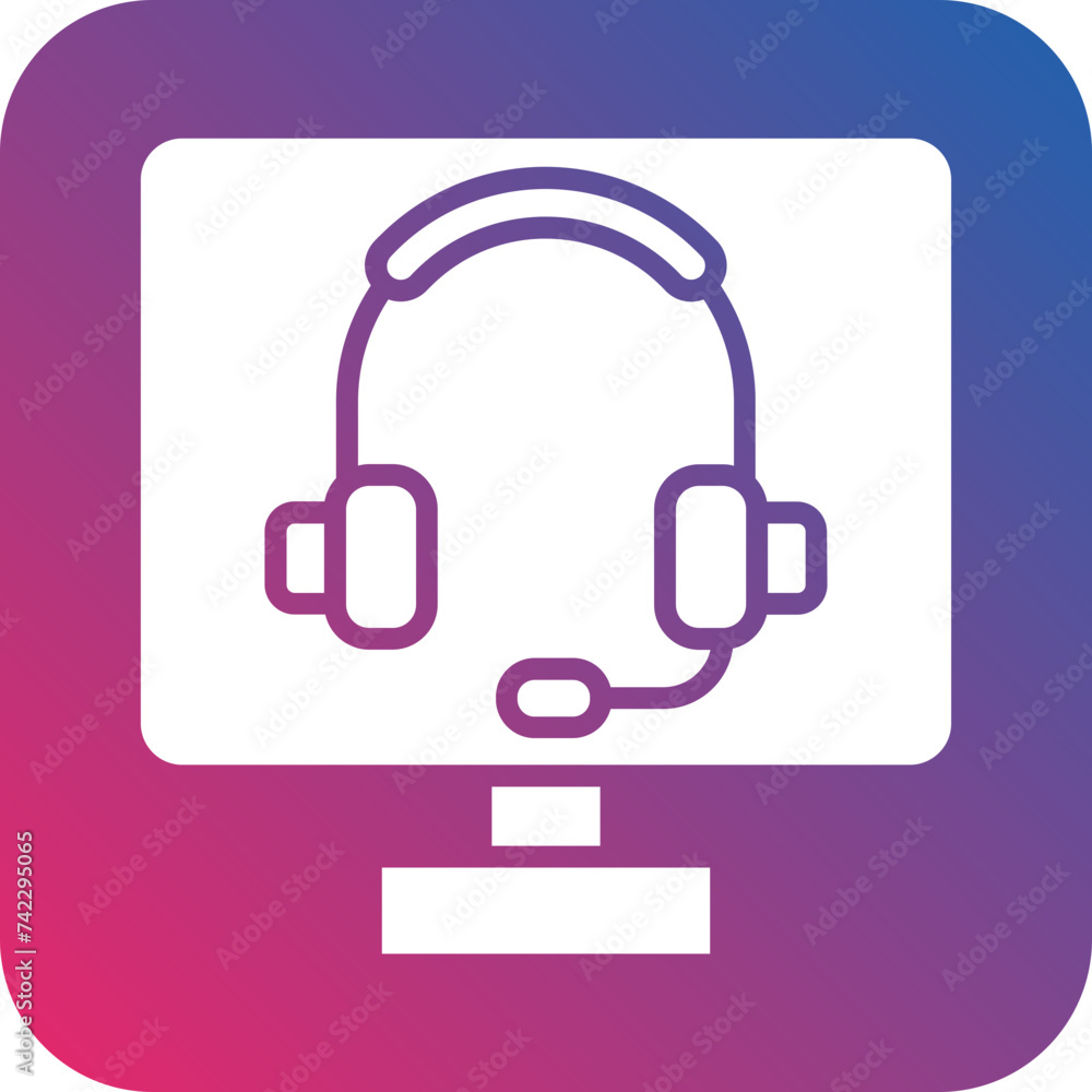 Online Support Icon Style