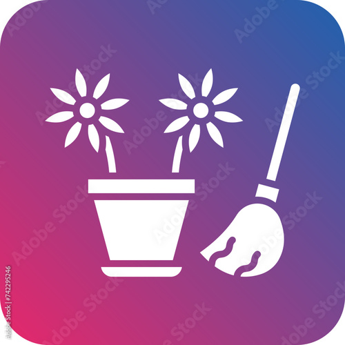 Spring Cleaning Icon Style