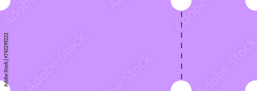 purple color ticket blank shape © onehourhappiness