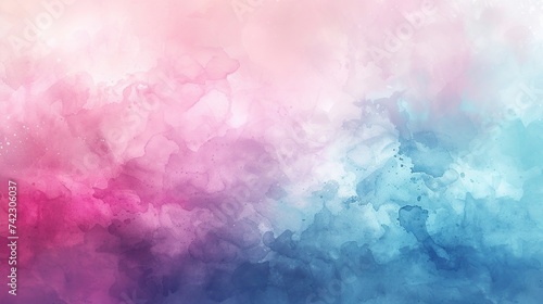 Soft smooth watercolor abstract background photo