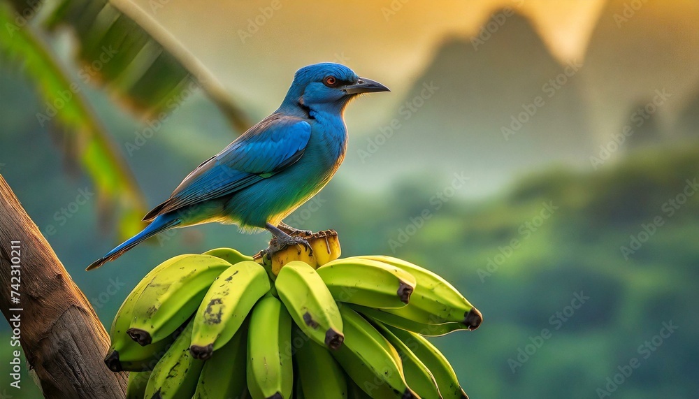 Obraz premium lilac roller bird, parrot, animal, beak, nature, blue, colorful,