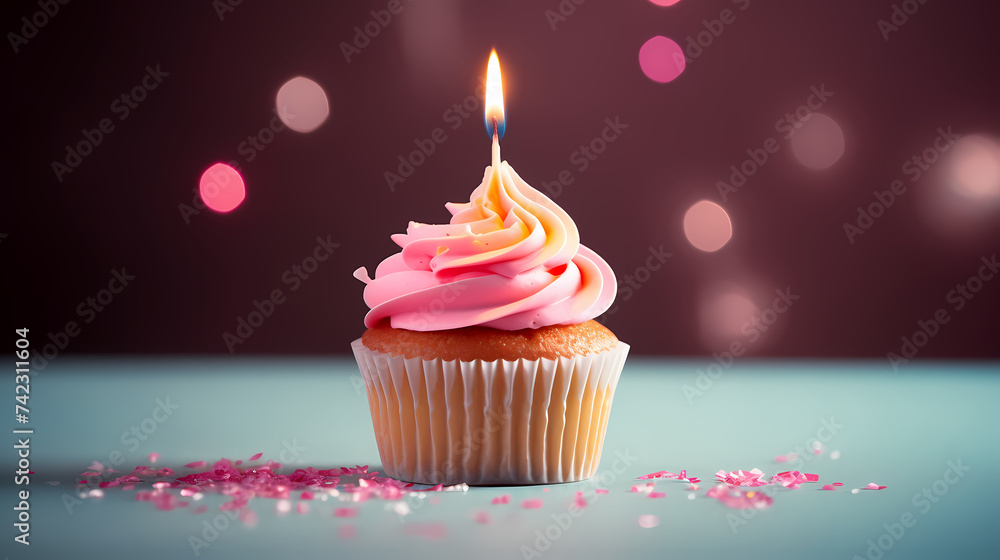 Celebration theme cake background with copy space Celebration theme cake background with copy space