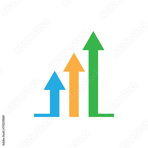 Arrow ilustration logo vector template Free Download Arrow ilustration logo vector template - GFXLoad