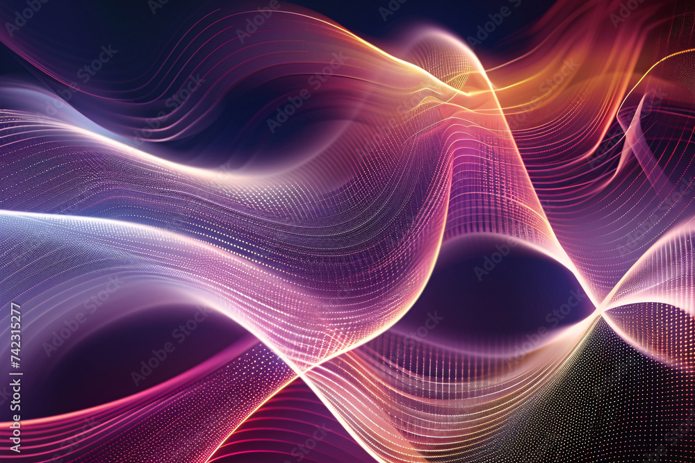 Abstract lines and waves, decorative wallpaper background Abstract lines and waves, decorative wallpaper background
