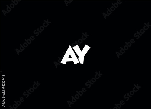 Free Download AY creative logo design and letter logo - GFXLoad