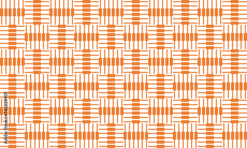parquet background, orange gold strip and dot in parquet pattern seamless repeat style design for fabric printing or wallpaper or background, chessboard, checkerboard 