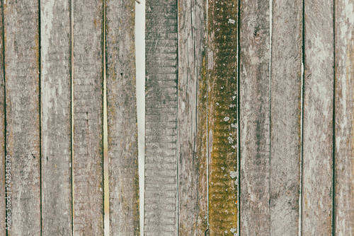 Boards on an old wooden fence as an abstract background. Texture