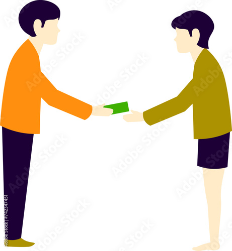 Giving Money For Beggar