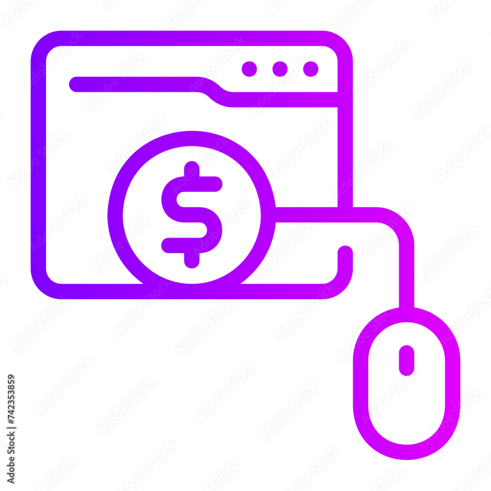 ppc gradient icon ppc gradient icon