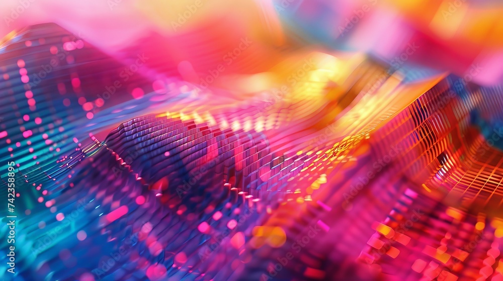 A Modern 3D Background Vibrant Digital Glitch Artwork with Dynamic Abstract Cubes A Modern 3D Background Vibrant Digital Glitch Artwork with Dynamic Abstract Cubes