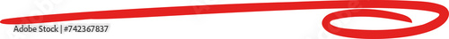 Free Download Red Hand Drawn Underline Highlight - GFXLoad