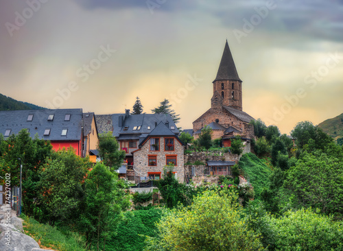 Salardu is the capital of the municipality of Alto Arán located in Valle de Aran in the province of Lerida, autonomous community of Catalonia, Spain. photo