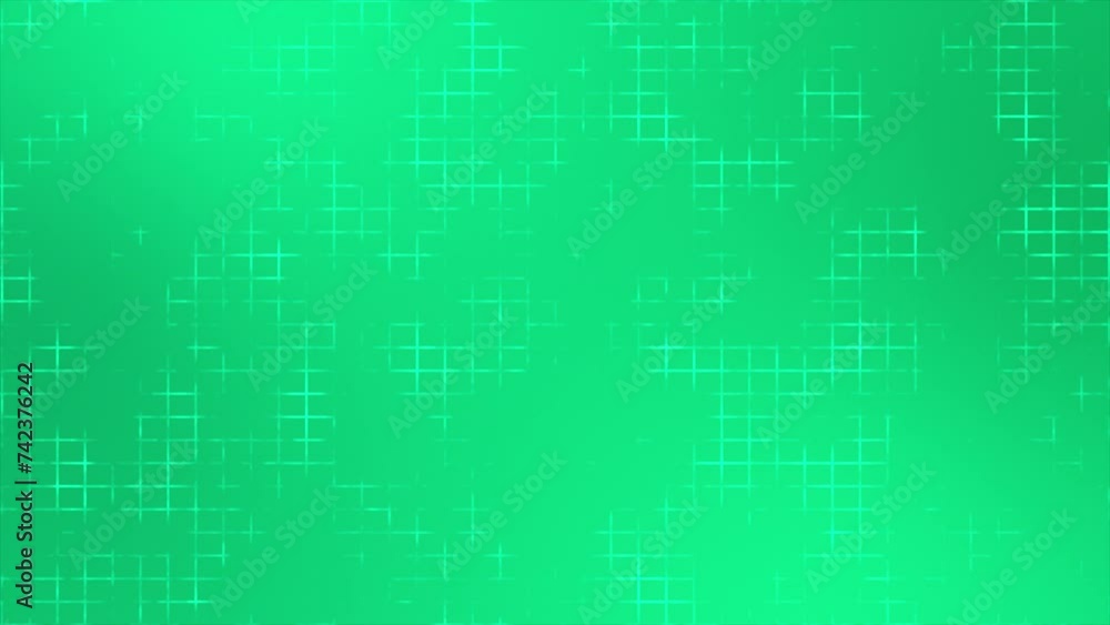 Turquoise color abstract grid pattern futuristic background ,slow motion small squares looped background Turquoise color abstract grid pattern futuristic background ,slow motion small squares looped background
