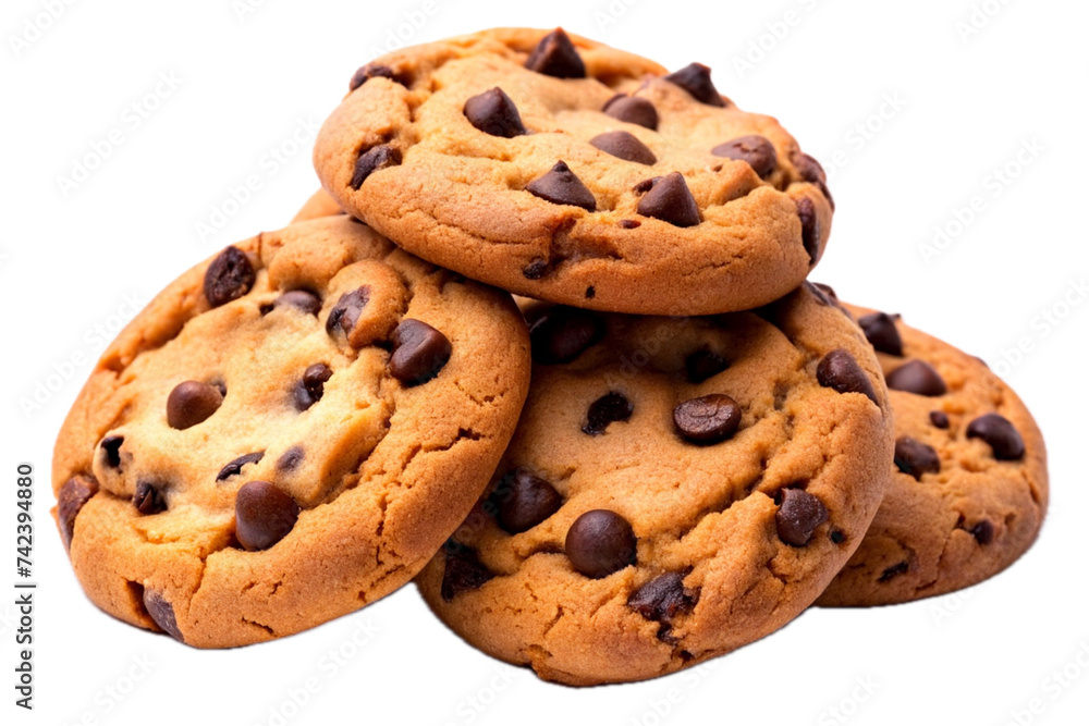 Cookies with transparent Background. Cookies with transparent Background.