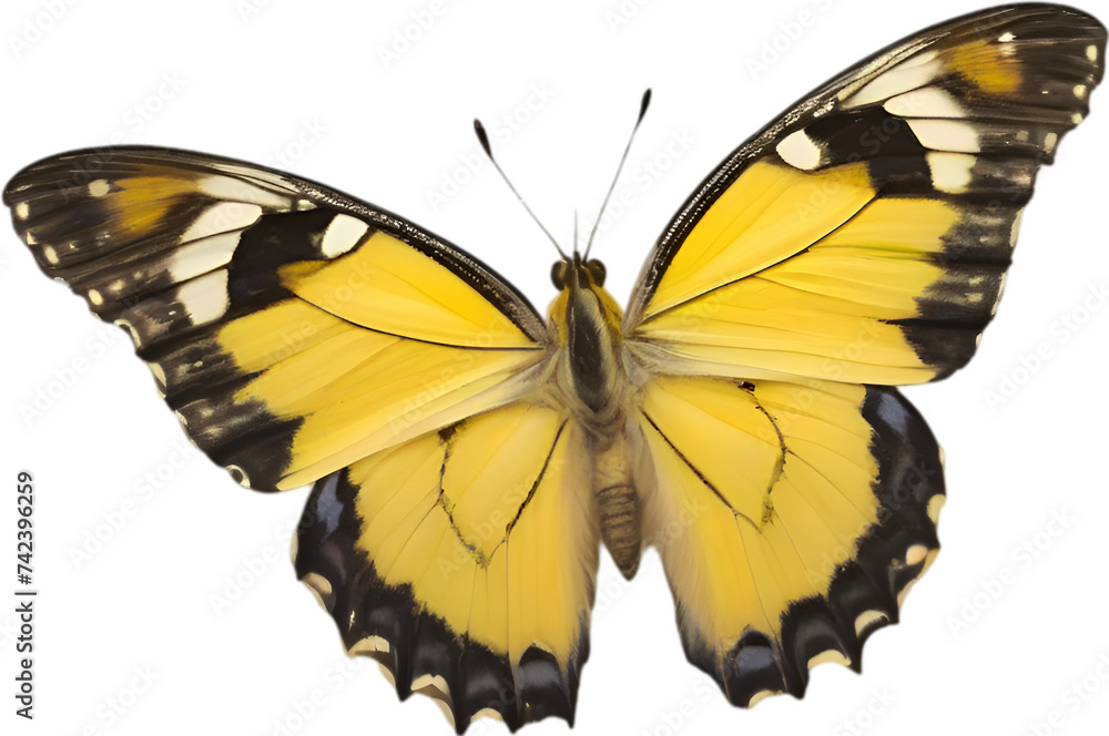 Fototapeta premium Colorful and elegant butterfly image.