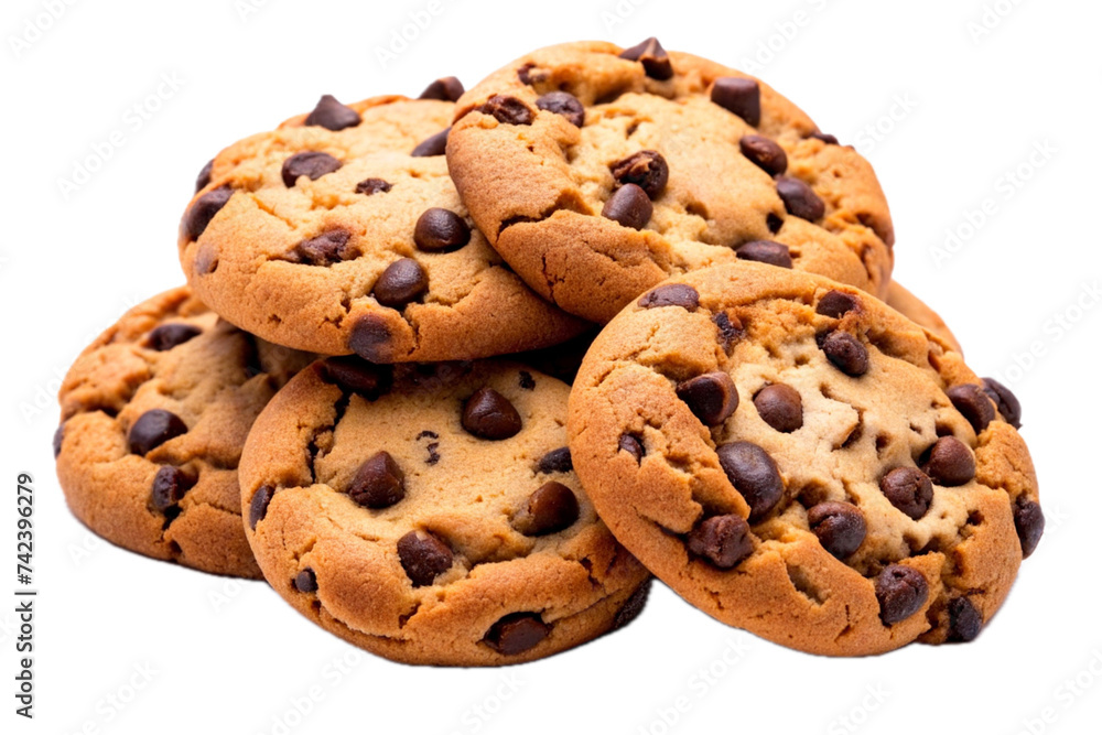 Cookies with transparent Background.