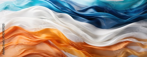 an image of an indian flag that is blowing