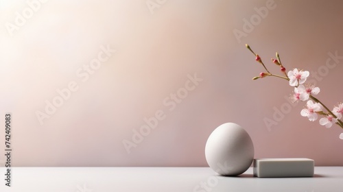 A sophisticated, minimalist Easter background