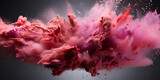 Multicolored powder paint explosion abstract holi background. Vibrant Powder Paint Explosion: Holi Celebration, 
