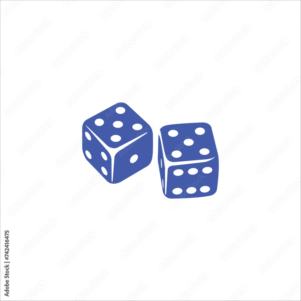 two dice with one dice on the other two dice with one dice on the other