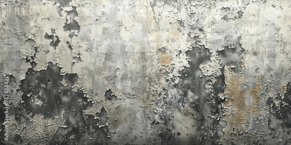 Fototapeta premium Silent stories in dusty distress, untouched and abandoned surface texture