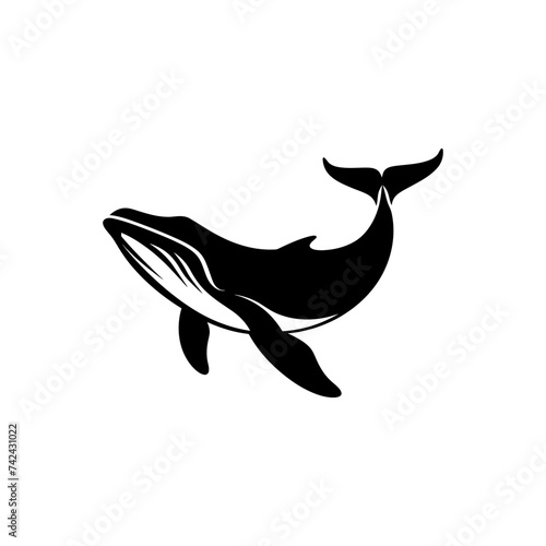 Humpback whale icon