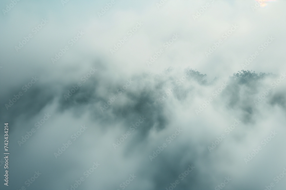 Fototapeta premium Infinite Cloudscape: Blank Canvas Background for Creative Design