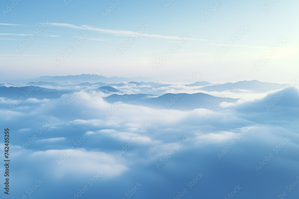 Infinite Cloudscape: Blank Canvas Background for Creative Design Infinite Cloudscape: Blank Canvas Background for Creative Design