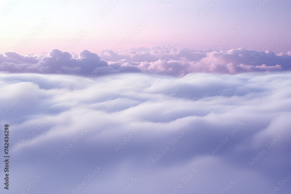 Infinite Cloudscape: Blank Canvas Background for Creative Design