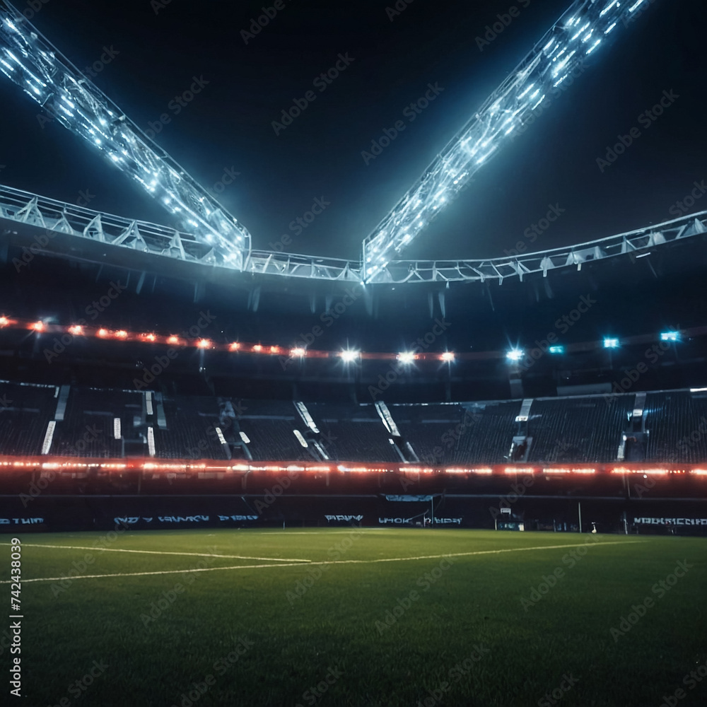 stadium lights in the night stadium lights in the night