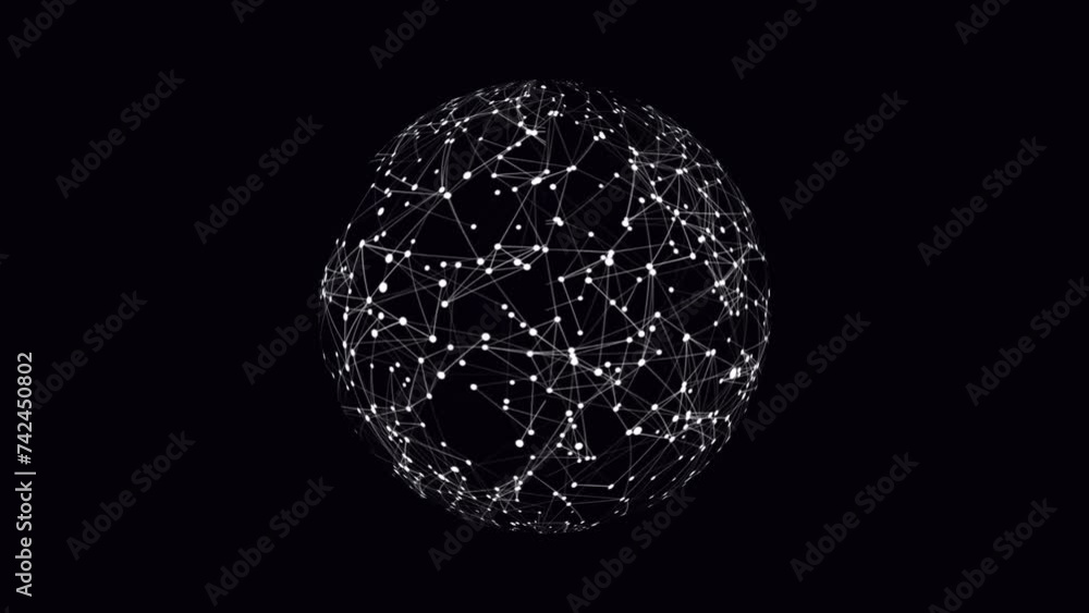 digital plexus planet globe background and lines dots, Network connection, Science and technology digital plexus planet globe background and lines dots, Network connection, Science and technology