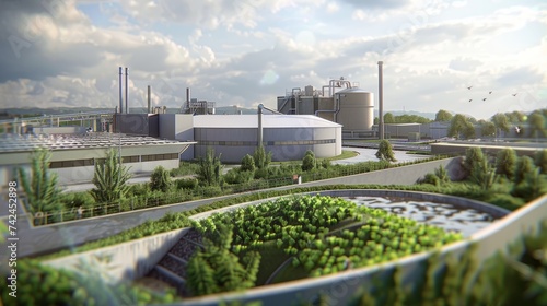 Waste-to-Energy Conversion Plants: Facilities that convert organic waste into renewable energy sources such as biogas or biofuels, reducing landfill waste and greenhouse gas emissions.

 photo