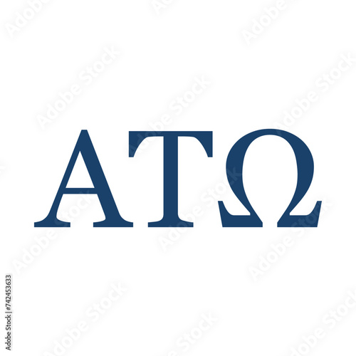 Alpha Tau Omega greek letter, ΑΤΩ greek letters, ΑΤΩ photo