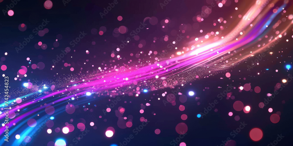 purple, pink, and blue lights neon wave background, neon color glowing lines on black background purple, pink, and blue lights neon wave background, neon color glowing lines on black background