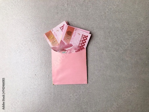 Envelope, Indonesia Money Rupiah, 100.000 IDR, Indonesia Currency, Background Money Indonesia