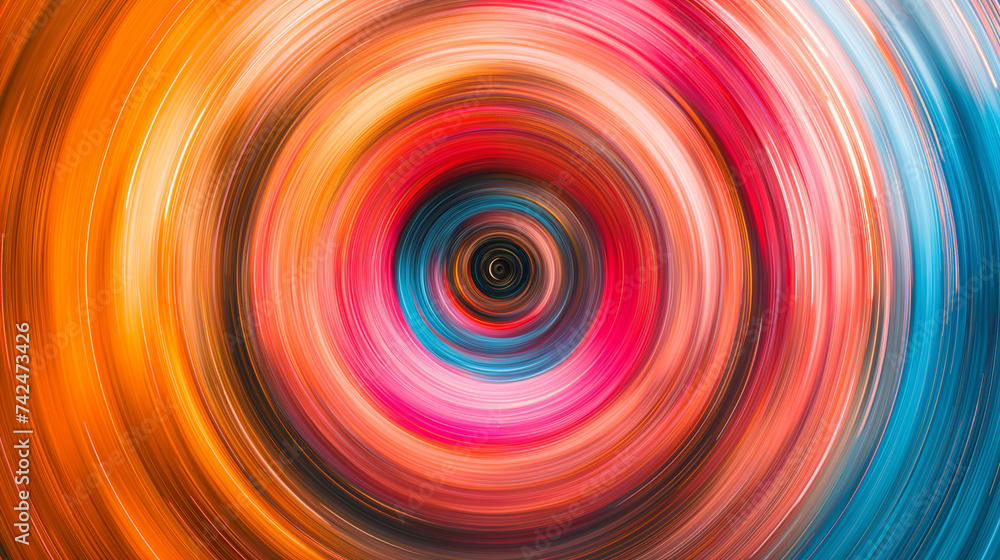 Abstract digital landscape with waves and particles in vivid colors Abstract digital landscape with waves and particles in vivid colors
