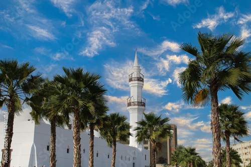Jaffali mosque in jeddah saudi arabia.Islamic architecture and culture. photo