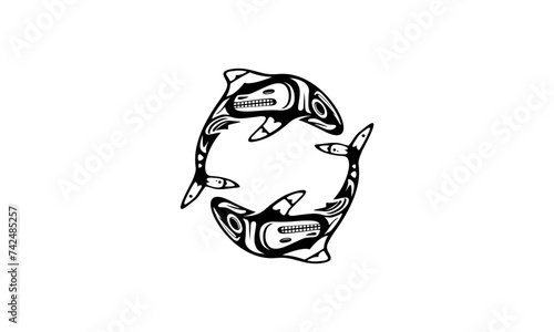 KILLER WHALE ORCA LOGO