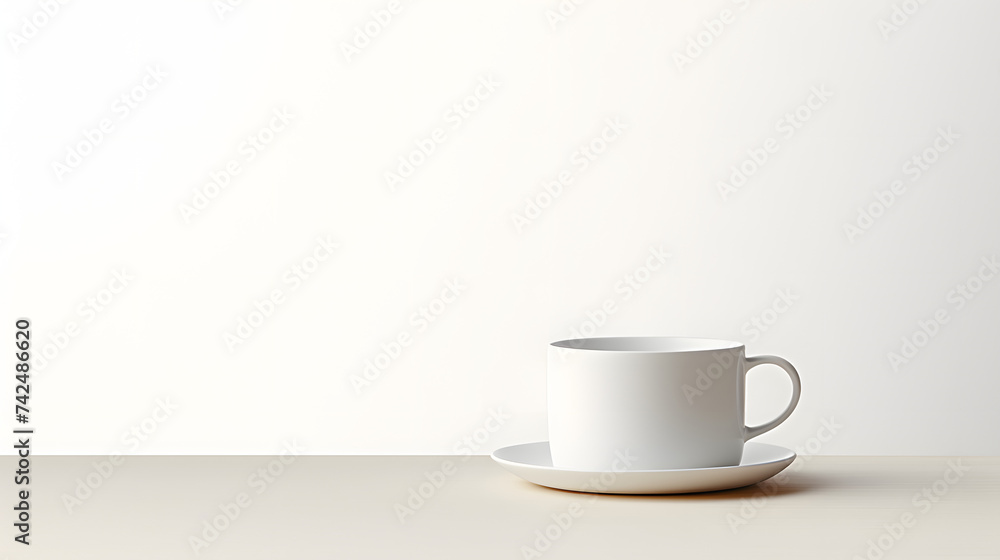 small and simple cup on a table