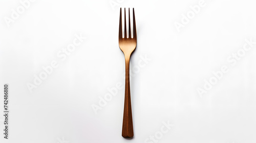 small and simple fork on a table
