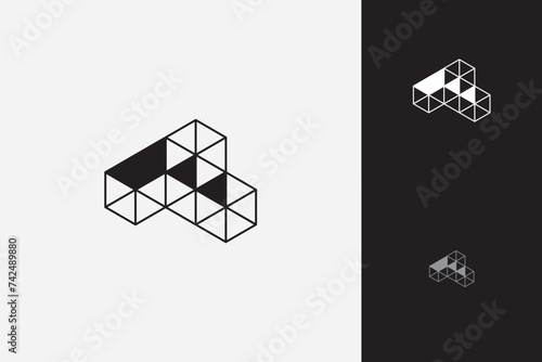 t construction logo design template