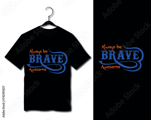 t shirt design concept with lettering typography