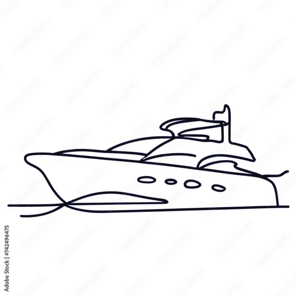 The sailboat logo vector illustration The sailboat logo vector illustration