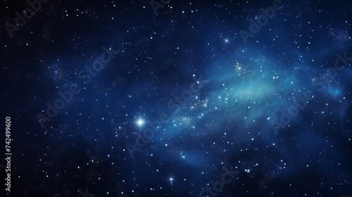 Milky way galaxy with star and space dust in the universe and deep night sky planet background