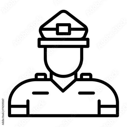 Guard line icon