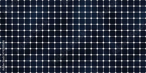 A monocrystalline solar panel endless pattern. Photovoltaic green technology. Alternative source of electricity generation. Vector illustration with texture